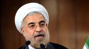イランの大統領博士ハッサンRohani