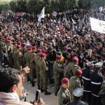 デモは、チュニジアで始まった