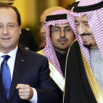 フランス大統領とサウジ皇太子サルマン