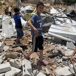 家の地元の解体によるパレスチナ自治区でのイスラエルのアラブ市民
