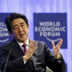 世界経済フォーラム、日本の総理大臣の会合は、おなじみの新竹