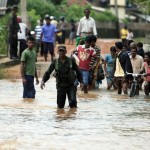 スリランカ豪雨と土砂崩れ、14人が死亡