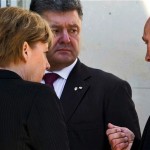 ウクライナペトロ·ポロシェンコの社長1月15日、ロシア大統領、ドイツ首相とフランスの大統領が会う予定
