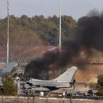 スペインでは戦闘ジェットは10人が死亡、訓練演習中に墜落した