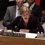 国連安全保障理事会への米国大使サマンサ·パワー