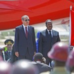 ソマリアを訪問するトルコの社長