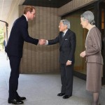 ハリーは、日本の天皇と皇后に会った