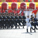 中国の軍は日本の首相のパレードに参加することを拒否