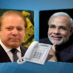 インド首相モディは、ナワズ·シャリフに電話しました