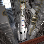2018年、NASAの宇宙打ち上げシステム（S L S）は、仕事は上を開始します