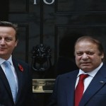 パキスタン首相シャリフと英国首相デヴィッド・キャメロン