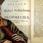 フランスの世界的に有名な専門家の占星術ノストラダムスと彼の最初の本、レPropheties