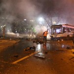 グベン公園のバス停付近で爆弾からアンカラブラスト