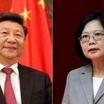 台湾初の女性大統領蔡英文と中国の大統領習近平