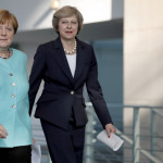 ドイツのメルケル首相と英国首相テレサ・メイ