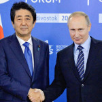 日本の安倍晋三首相とロシアのプーチン大統領