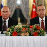 ロシアのプーチン大統領とトルコの大統領レジェップ・タイップ・エルドアン