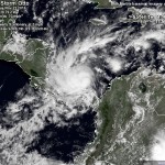 オットーは今日、コスタリカとニカラグアにハリケーンが命中した