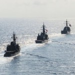 南シナ海で米軍艦巡視