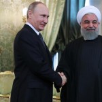 イランのハッサン・ルハニ大統領とウラジミールのプーチン大統領