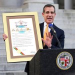 ロサンゼルス市長のEric GarcettiがLala Landの認定を受けました