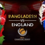 最初の試合イングランドとバングラデシュのチームは楕円で競争する