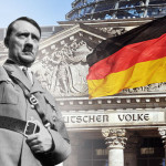 元ドイツの独裁者、アドルフヒトラー様式の敬礼