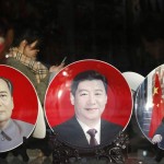 Presdint Xi Jinpingと中国の共産党創設者毛沢東