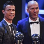 クリスティアーノ・ロナウドが最高のサッカー選手を獲得した。ジネディーヌジダン、最高のサッカーを獲得