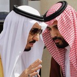 Saudi King Salman bin Abdul Aziz and Crown Prince Mohammad bin Salman
