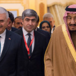 サウジアラビア王キル・サルマン・ビン・アブドゥラジツ、トルニ首相ビニ・イルディリム