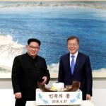 北朝鮮の金正日（キム・ジョンウン）総書記と韓国のムン・ジェイン