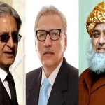 大統領候補Arif Alvi、Aitzaz Ahsan、Maulana Fazlur Rehman