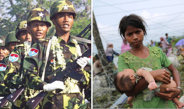 昨年、ミャンマー軍はロヒンギャ・ムスリムに嫌がられた