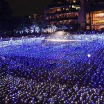 この東京スターライトガードガーデンは100万LEDライトを点滅させる