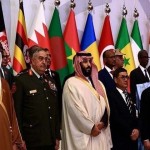 アラブ人のNATOはバーレーン、クウェート、オマーン、サウジアラビア、アラブ首長国連邦、イエメンとエジプトの軍隊を含みました