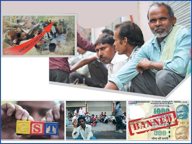 モディ政府の緊急経済政策は、インドで失業者の怒っている軍隊を設定します - File photo