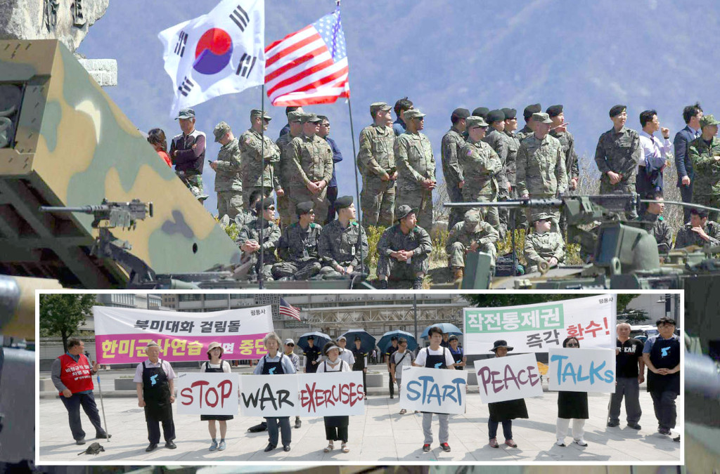 米国と韓国は年に2回の共同軍事演習を行っていることを忘れないでください