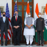 マイク・ポンペオ米国務長官とマーク・エスパー国防長官が2日間のインド訪問でニューデリーに到着