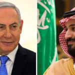 イスラエルのベンヤミン・ネタニヤフ首相、サウジアラビアのムハンマド・ビン・サルマン皇太子