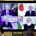 米国大統領はオーストラリア、日本、インドの首相と会談している