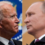 ロシアのプーチン大統領と米国のジョー・バイデン大統領、ファイル写真
